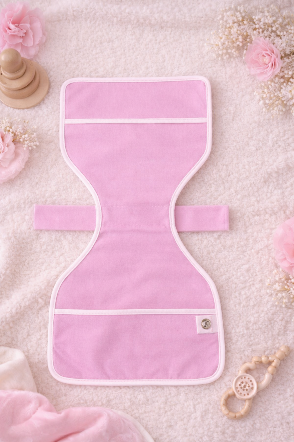 BabyTotBibs™ 2-in-1 Burp Cloth & Baby Bib (1-Pack)