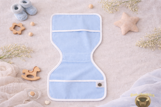 BabyTotBibs™ 2-in-1 Burp Cloth & Baby Bib (1-Pack)