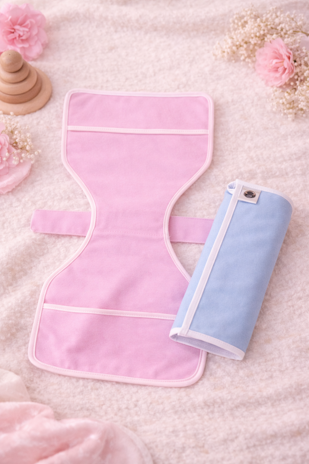 BabyTotBibs™ 2-in-1 Burp Cloth & Baby Bib (2-Pack)